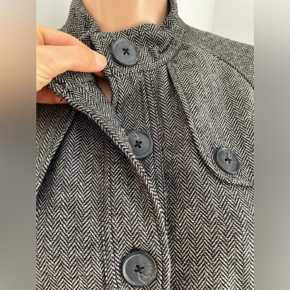 M L Gorgeous vintage cape fits tweed look wool mix - Picture 7 of 7